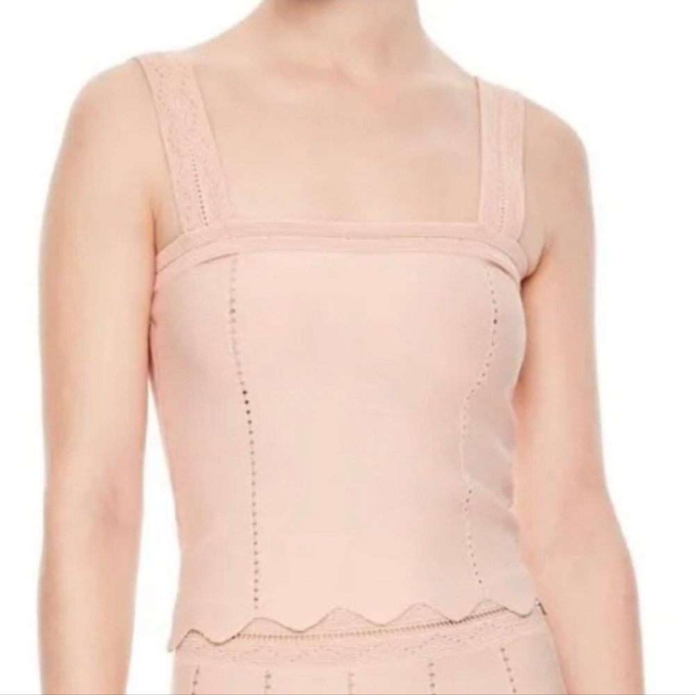 Sandro Laya Cropped Knit Too